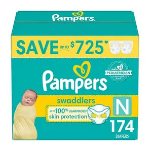 Pampers Swaddlers Softest Ever Diapers Sizes: Newborn