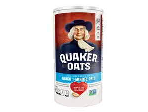 Quaker Whole Grain Oats, Quick 1-Minute Oats, 18 oz