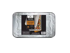 Member's Mark Aluminum Steam Table Pan Lids, Full Size (18 ct.)