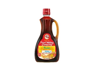 Pearl Milling Company Lite Syrup Natural Butter Flavor 24 Fl Oz Bottle