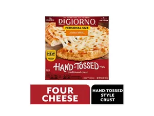 DiGiorno Four Cheese, Mini Hand Tossed Pizza, 9.2 oz (Frozen)