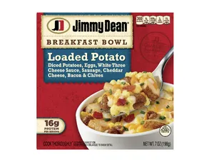 Jimmy Dean Sausage Cheese Loaded Potato Breakfast Bowl, 7 oz (Frozen)