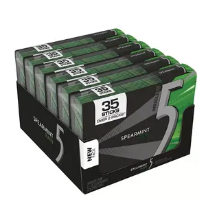 Wrigley's 5 Gum Spearmint Rain Sugar-Free Gum (35 ct., 6 pk.)