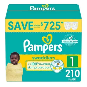 Pampers Swaddlers Softest Ever Diapers (Sizes: