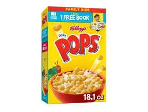 Kellogg's Corn Pops Original Cold Breakfast Cereal, 18.1 oz