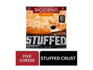 Frozen Pizza, Digiorno Stuffed Crust Cheese Pizza, 22.2oz