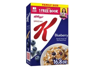 Kellogg's Special K Blueberry Cold Breakfast Cereal, 16.9 oz