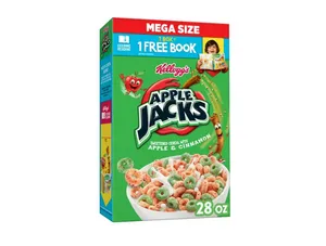 Kellogg's Apple Jacks Original Cold Breakfast Cereal, 28 oz