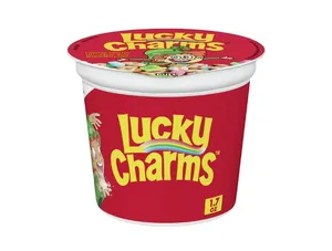 Lucky Charms Gluten Free Cereal with Marshmallows, 1.7 OZ Single Serve Cereal Cup