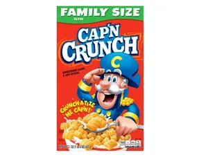 Cap'n Crunch Cereal Original Family Size Box, 22.1 oz