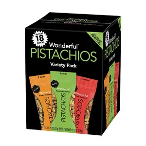 Wonderful Pistachios No Shells Variety Pack (0.75 oz., 18 pk.)