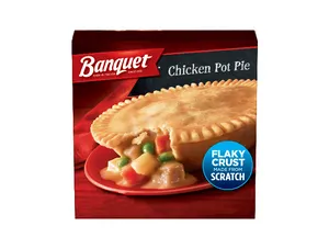 Banquet Chicken Pot Pie Frozen Meal, 7 oz (Frozen)