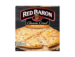 Red Baron, Frozen Pizza Classic Crust 4-Cheese, 21.06 oz