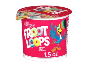 Kellogg's Froot Loops Original Cold Breakfast Cereal, 1.5 oz