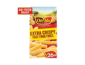 Ore-Ida Extra Crispy Fast Food Fries, French Fried Frozen Potatoes, 26 oz Bag