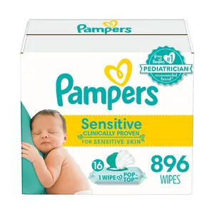 Pampers Sensitive Baby Wipes, Perfume Free Pop-Top Packs (16 pk., 896 ct.)