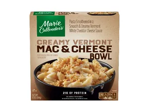 Marie Callender's Creamy Vermont Mac & Cheese Bowl Frozen Meal, 13 oz (Frozen)