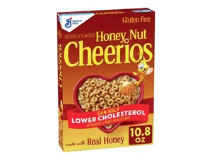 Honey Nut Cheerios Heart Healthy Cereal, 10.8 OZ Box