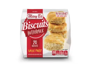 Mary B's Buttermilk Biscuits, Value Pack, 44 oz, 20 Count (Frozen)