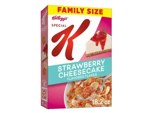 Kellogg's Special K Strawberry Cheesecake Cold Breakfast Cereal, 18.2 oz