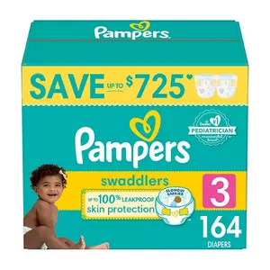 Pampers Swaddlers Softest Ever Diapers (Sizes:3)
