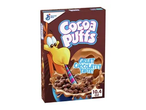 Cocoa Puffs, Chocolate Breakfast Cereal, Whole Grains, 10.4 oz