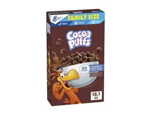 Cocoa Puffs, Chocolate Breakfast Cereal with Whole Grains, 18.1 oz