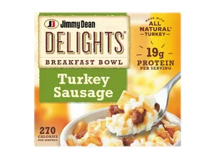 Jimmy Dean Delights Turkey Sausage Breakfast Bowl, 7 oz (Frozen)