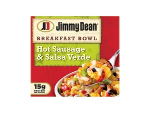 Jimmy Dean Hot Sausage and Salsa Verde Breakfast Bowl, 7 oz (Frozen)