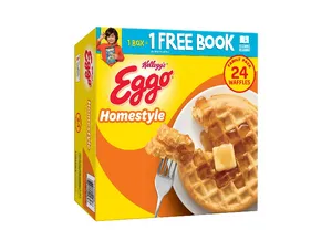 Eggo Homestyle Frozen Waffles, 29.6 oz, 24 Count (Frozen)