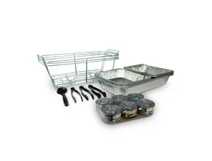 Member's Mark Party Set with 2-hour Safe Heat Chafing Fuel (24 ct.)