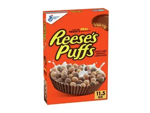 Reese's Puffs, Chocolatey Peanut Butter Cereal, 11.5 OZ Box