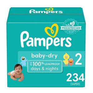 Pampers Baby Dry One-Month Supply Diapers (Sizes:2)