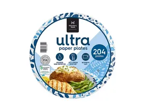Member's Mark Ultra Dinner Paper Plates (10", 204 ct.)