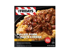 TGI Friday's Whiskey Glazed Pulled Pork with Mac and Cheese, 9.5oz