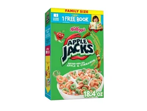 Kellogg's Apple Jacks Original Cold Breakfast Cereal, 18.4 oz
