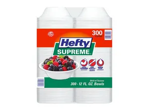 Hefty Supreme Heavyweight Foam Bowls (12 oz., 300 ct.)