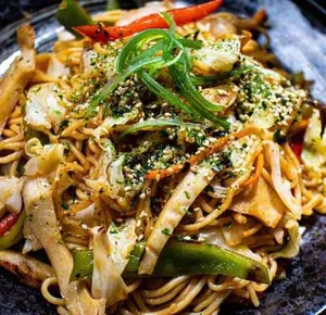 Yakisoba Vegetable Torikatsu