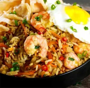 Nasi Goreng Fried Rice Seafood with egg