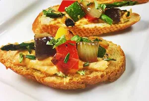 Vegetable Bruschetta