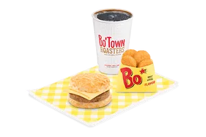 Sausage Egg & Cheese Biscuit Combo