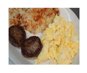 2 Eggs with Sausage Patty (Breakfast Plates)
