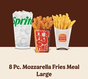 8 PC Mozzarella Fries Meal (Large)