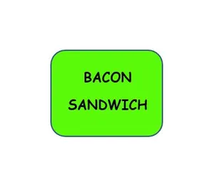Bacon sandwich (Sandwich Only)
