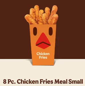 8 PC Chicken Fries Meal (Small)