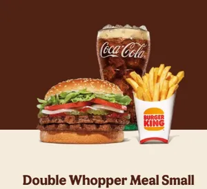 Double Whopper Meal (Small)