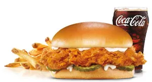 Hand-Breaded Chicken Sandwich Combo (Medium)
