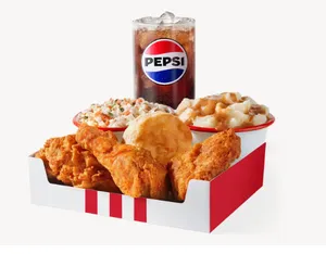 3 PC Chicken Box Meal (2 Breasts and 1 Wing)