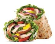 Creamy Mediterranean  Chicken Wrap