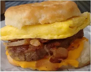 Steak, Egg, and Cheese Biscuit (Biscuit Only)
